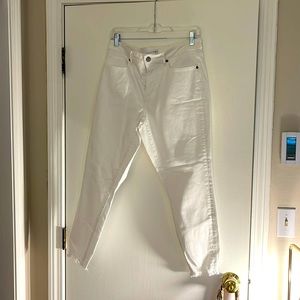 Loft White Jeans